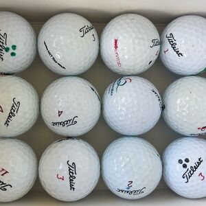 Titleist White Golf Balls